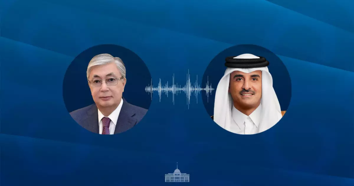   Президент Қасым-Жомарт Тоқаев Қатар Мемлекетінің Әмірімен телефон арқылы сөйлесті   