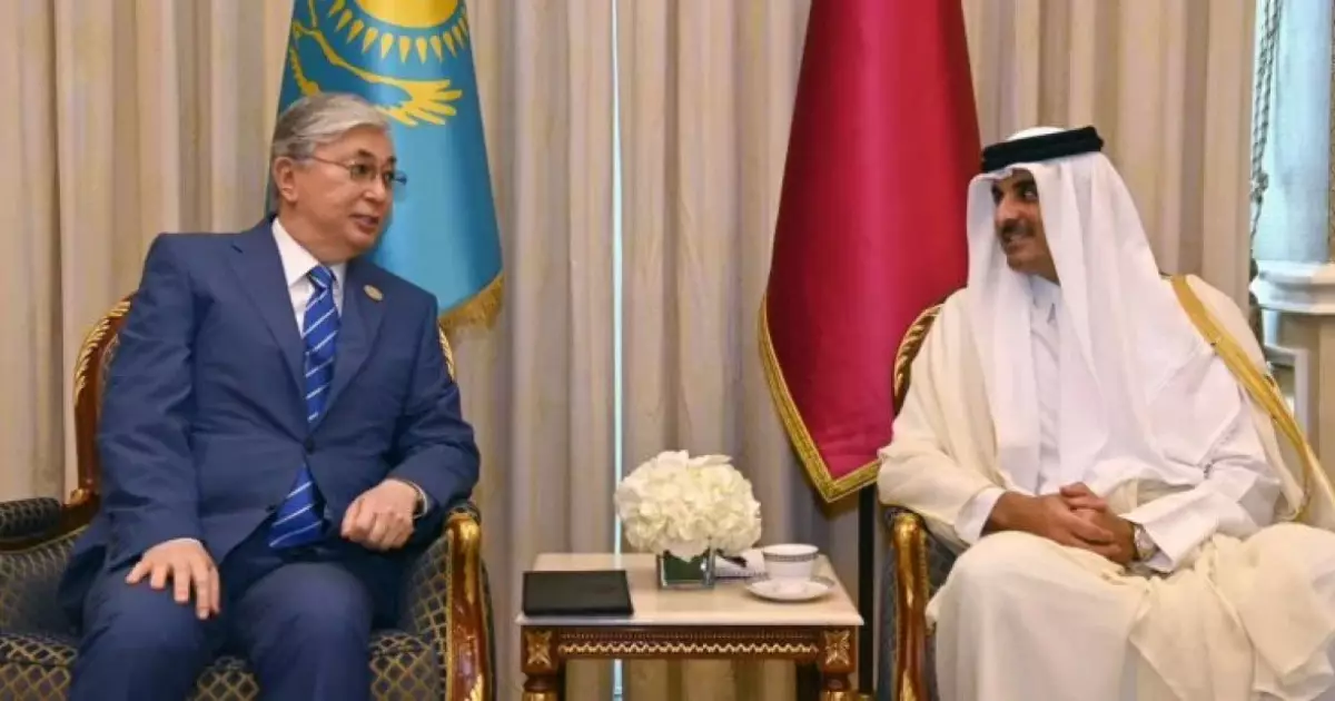  Президент Қатар Мемлекетінің Әмірімен телефон арқылы сөйлесті 