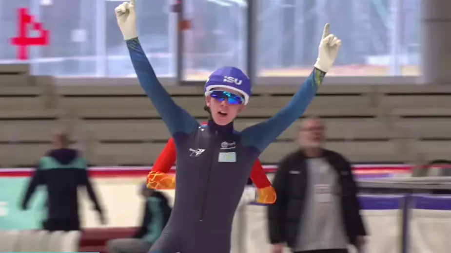У Казахстана шестое золото на чемпионате мира по конькобежному спорту (ВИДЕО)