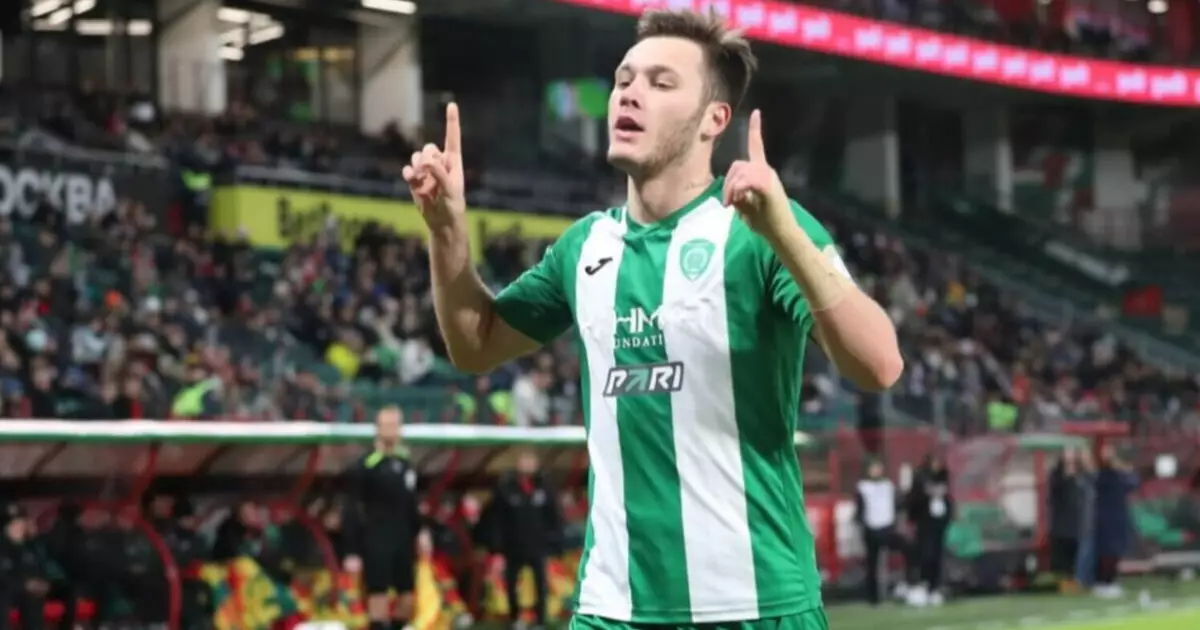   Қазақстан құрамасының шабуылшысы Максим Самородов Ресейде кезекті голын соқты   