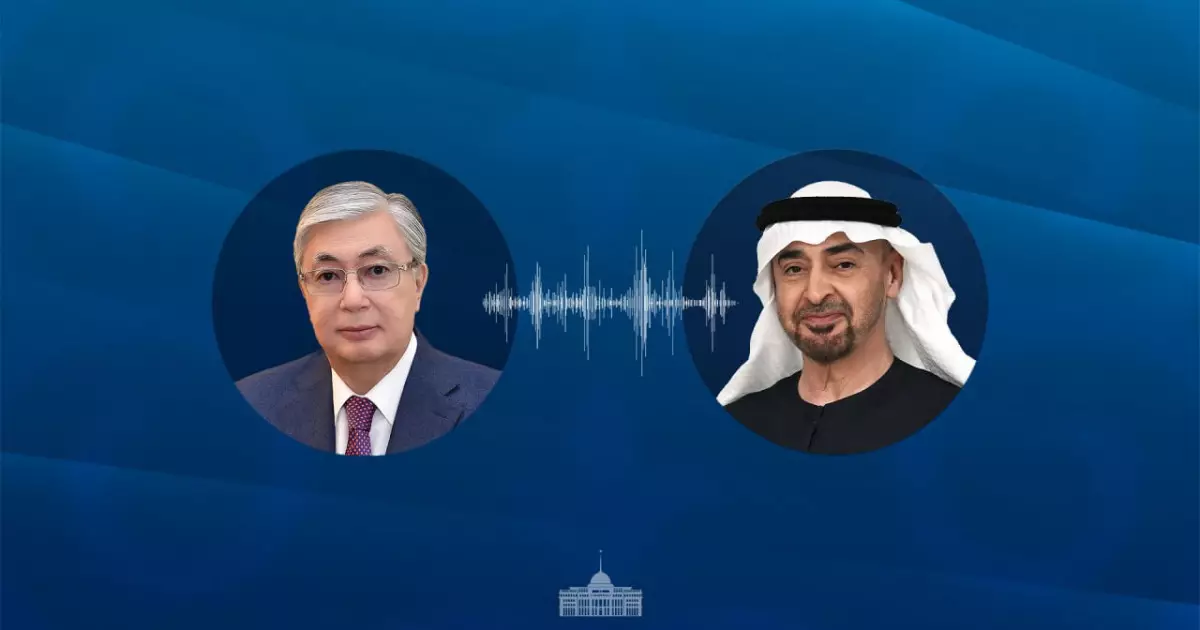   Мемлекет басшысы БАӘ Президенті шейх Мұхаммед бен Заид Әл Нахаянмен телефон арқылы сөйлесті   