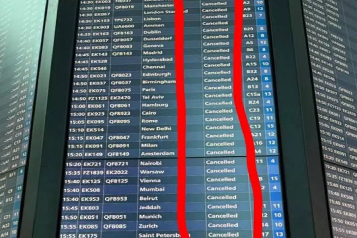 Хаос в небе: удары на Ближнем Востоке парализовали мировые авиаперевозки