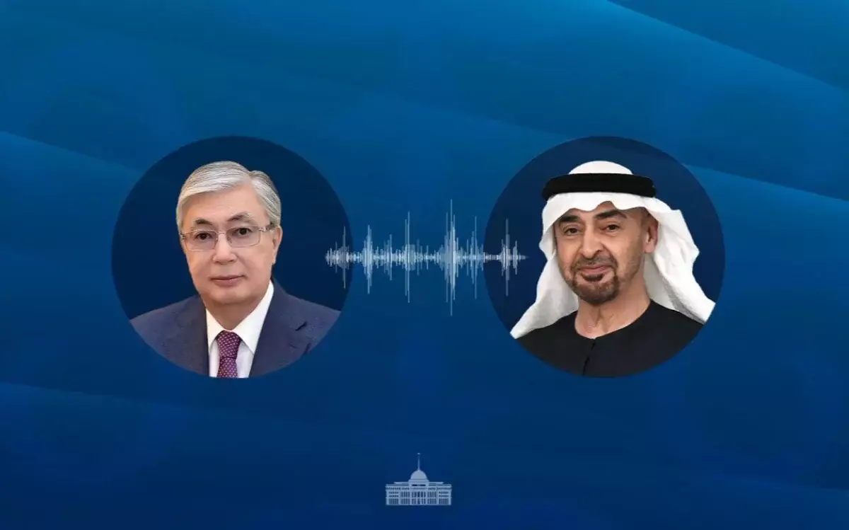Ситуация на Ближнем Востоке стала темой разговора Токаева с президентом ОАЭ