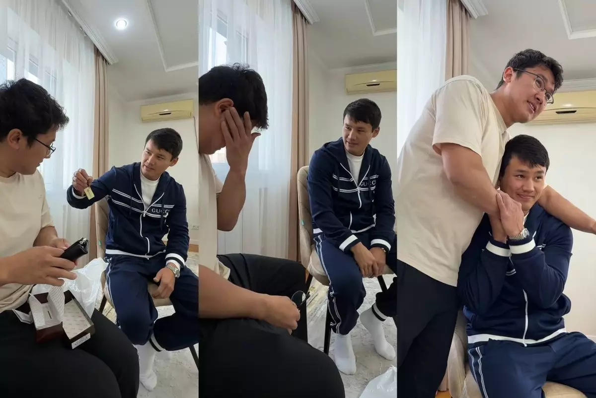 «Осы сәтті 5 жыл күттім»: Еркебұлан Тоқтар туған інісінің арманын орындады (ВИДЕО)