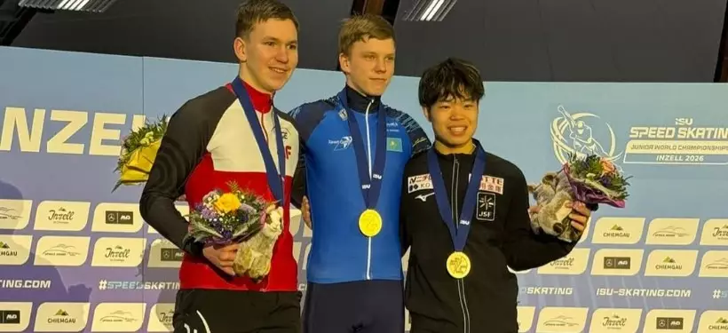 Конькобежец из области Абай стал победителем юниорского чемпионата мира
