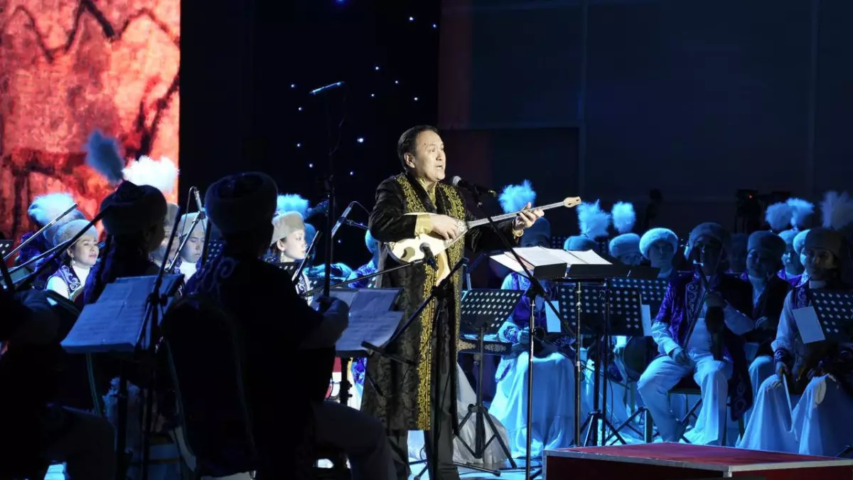 В Алматы прошёл концерт к 180-летию Жамбыла Жабаева