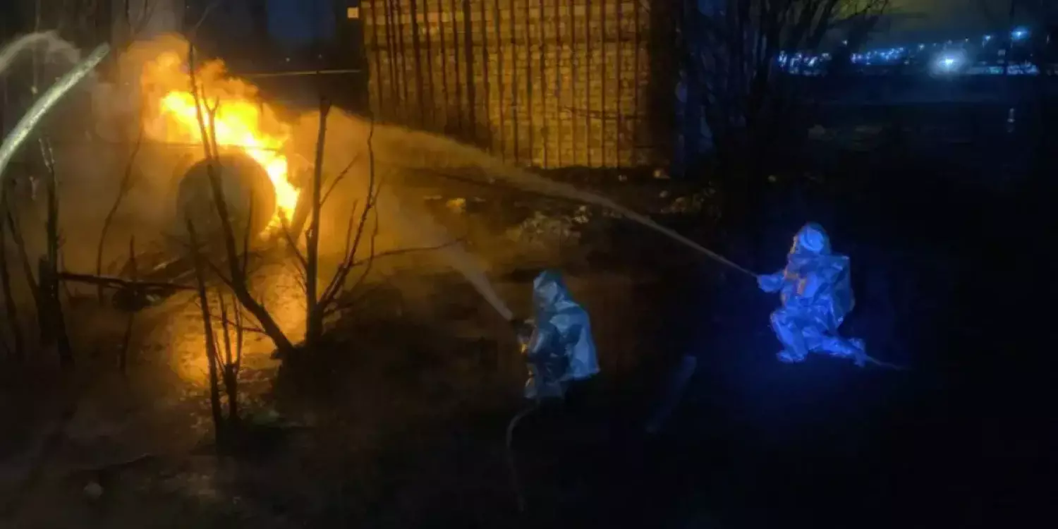 Ақтөбеде газ құю бекетінде жойқын жарылыс болды (ВИДЕО)