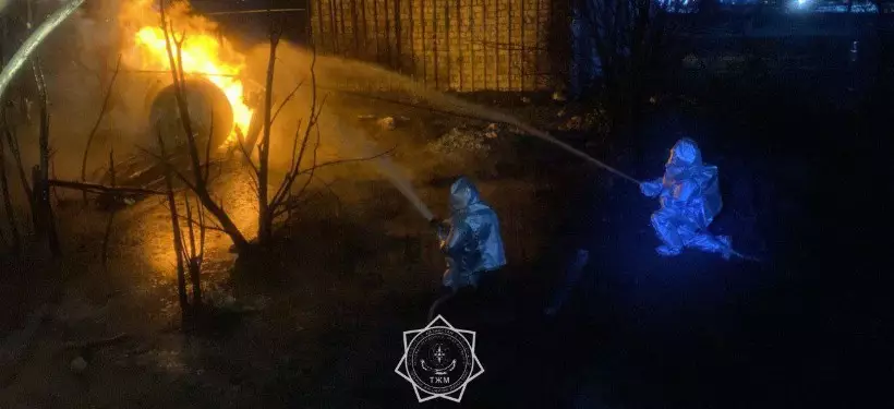 Работали в условиях повышенного риска: взрыв газа и пожар произошел на заправке в Актобе
