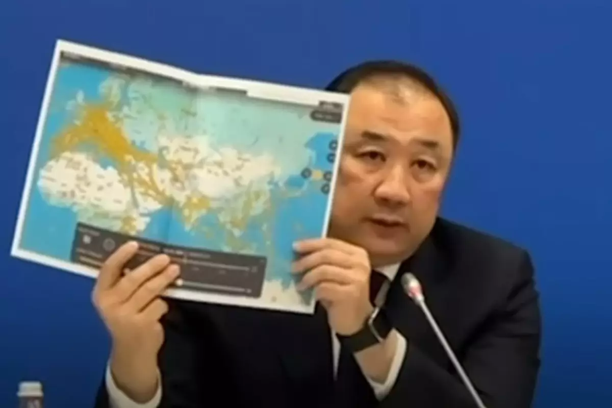 Как казахстанцы возвращаются из Дубая: Сауранбаев показал карту Flightradar