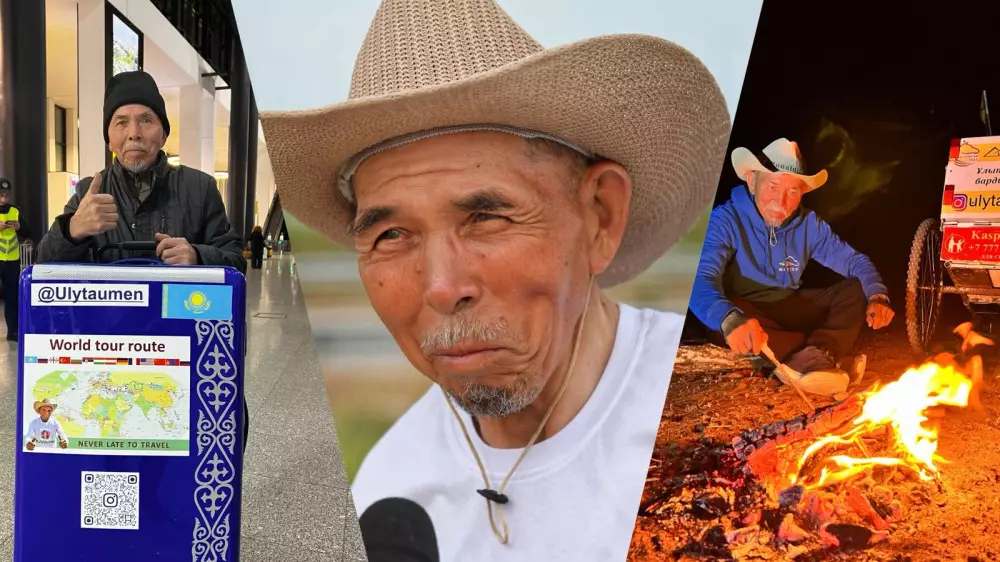 Пешком через Европу: 76-летний аксакал из Улытау отправился в четвертое путешествие