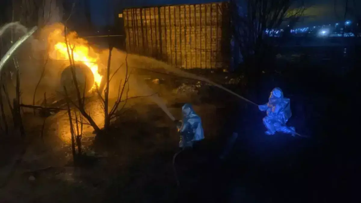 В Актобе прогремел взрыв на газозаправочной станции (видео) - новости на Lada.kz 03.03.2026