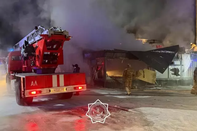 Щучинск қаласында кафеде болған өрттен кейін тағы бір зардап шеккен адам көз жұмды