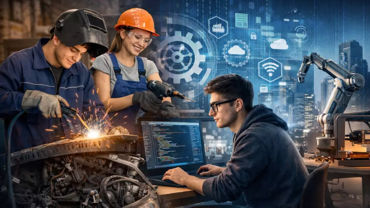 IT дәуірінде жастар неге жұмысшы мамандықтарды таңдайды?