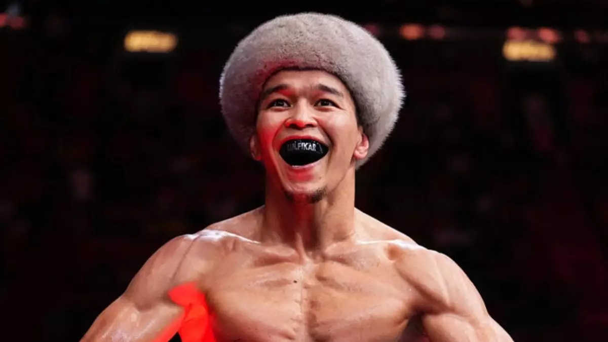 Асу Алмабаев UFC рейтингінде төмендеді