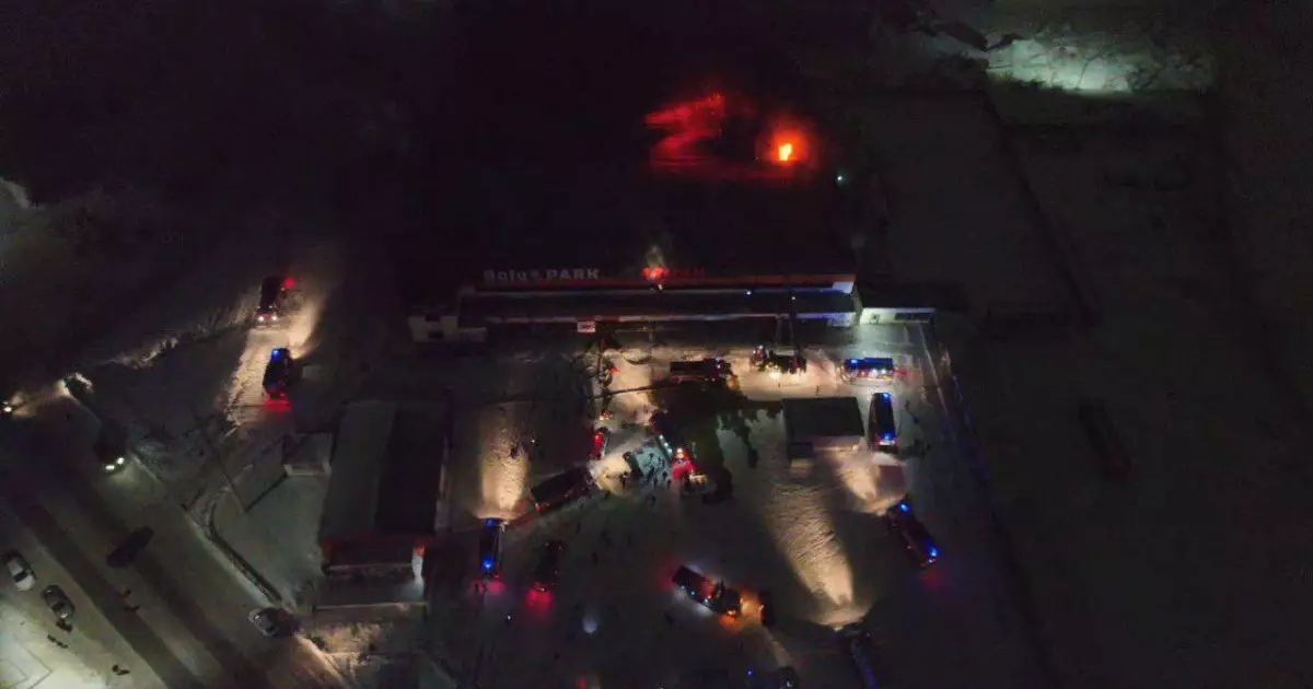  Семейде ойын-сауық орталығы отқа оранды 