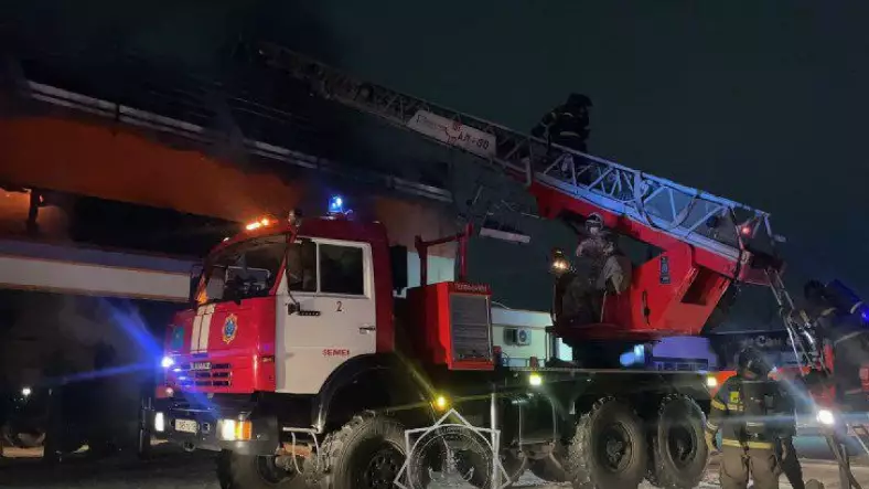 Семейдегі өрттен кейін 6 адам медициналық көмекке жүгінді