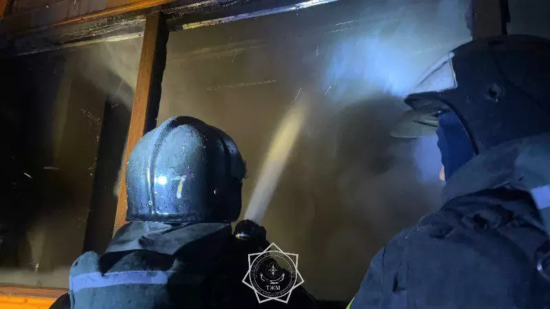 Пожар в детском центре в Семее полностью потушен