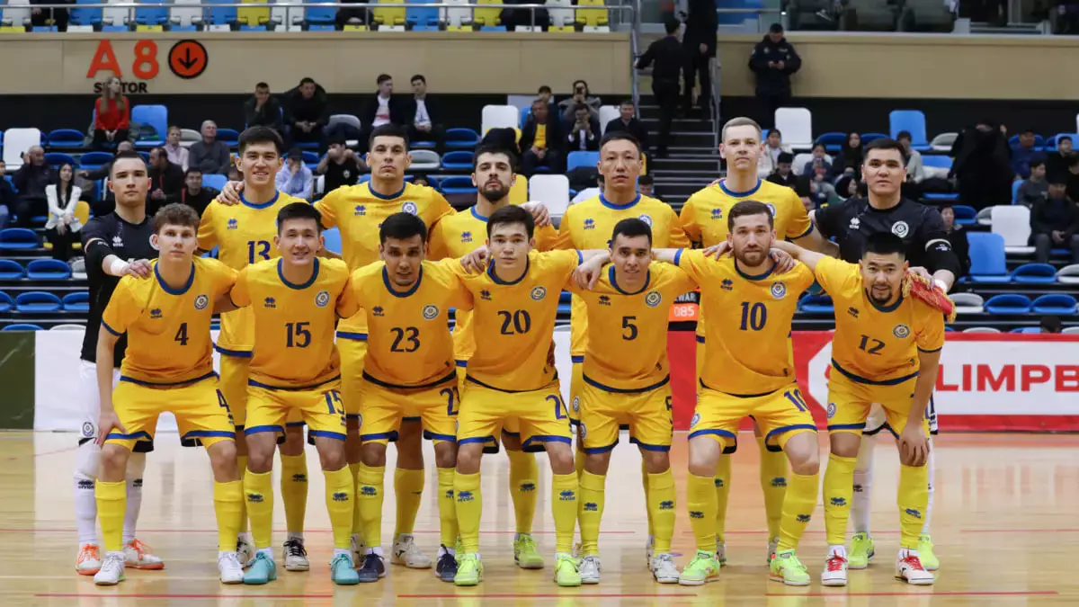 Сборная Казахстана вошла в топ-4 рейтинга УЕФА по футзалу