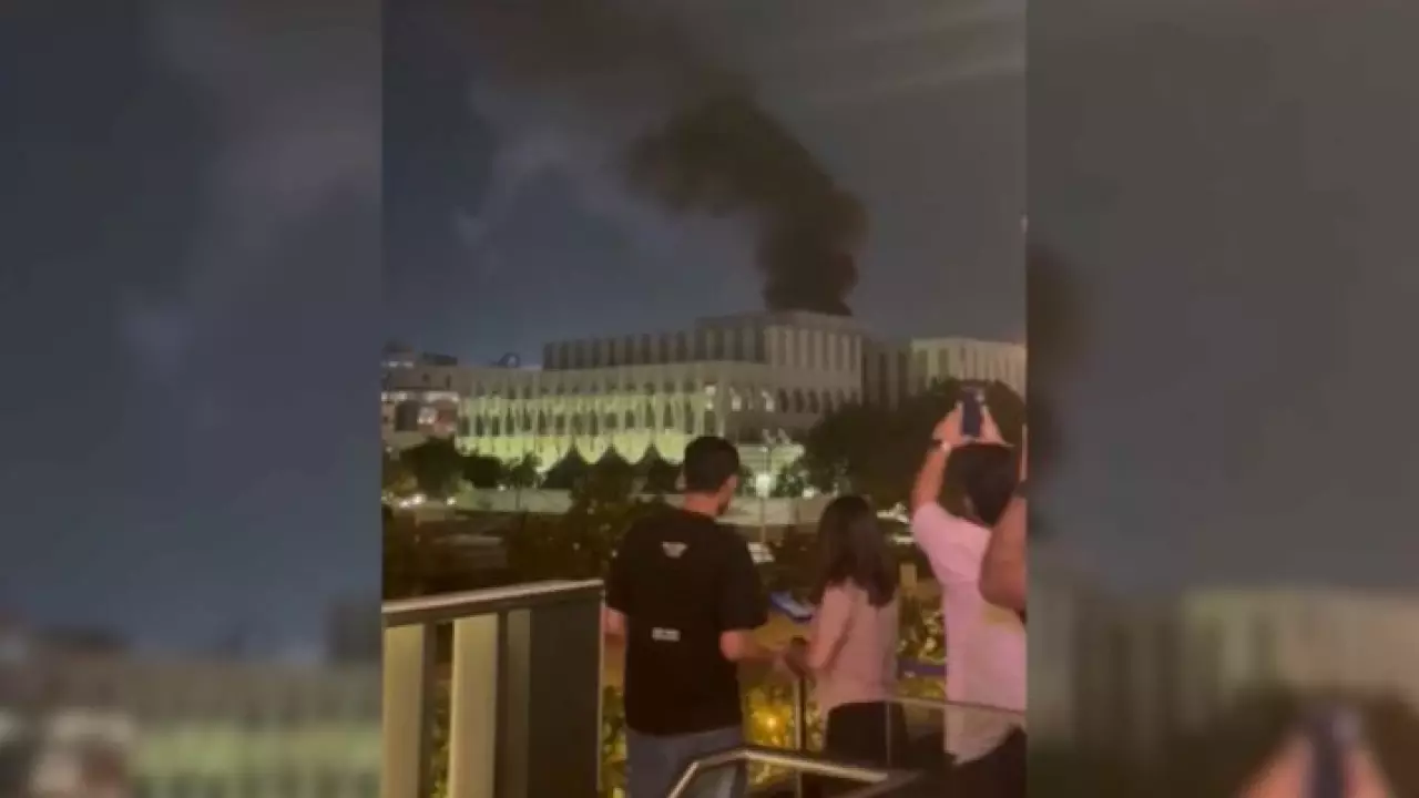 Американское консульство загорелось в Дубае