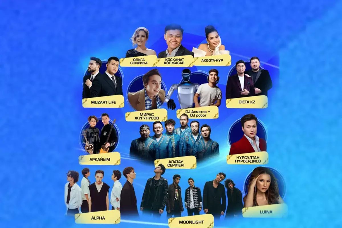 Алматыда Jas Stars концертінде эстрада жұлдыздары өнер көрсетеді