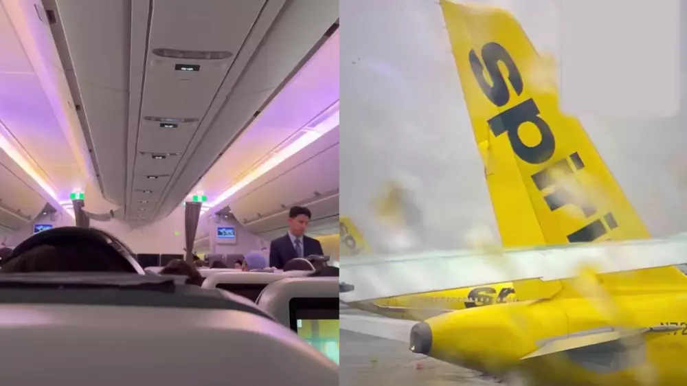 Два самолета столкнулись перед взлётом