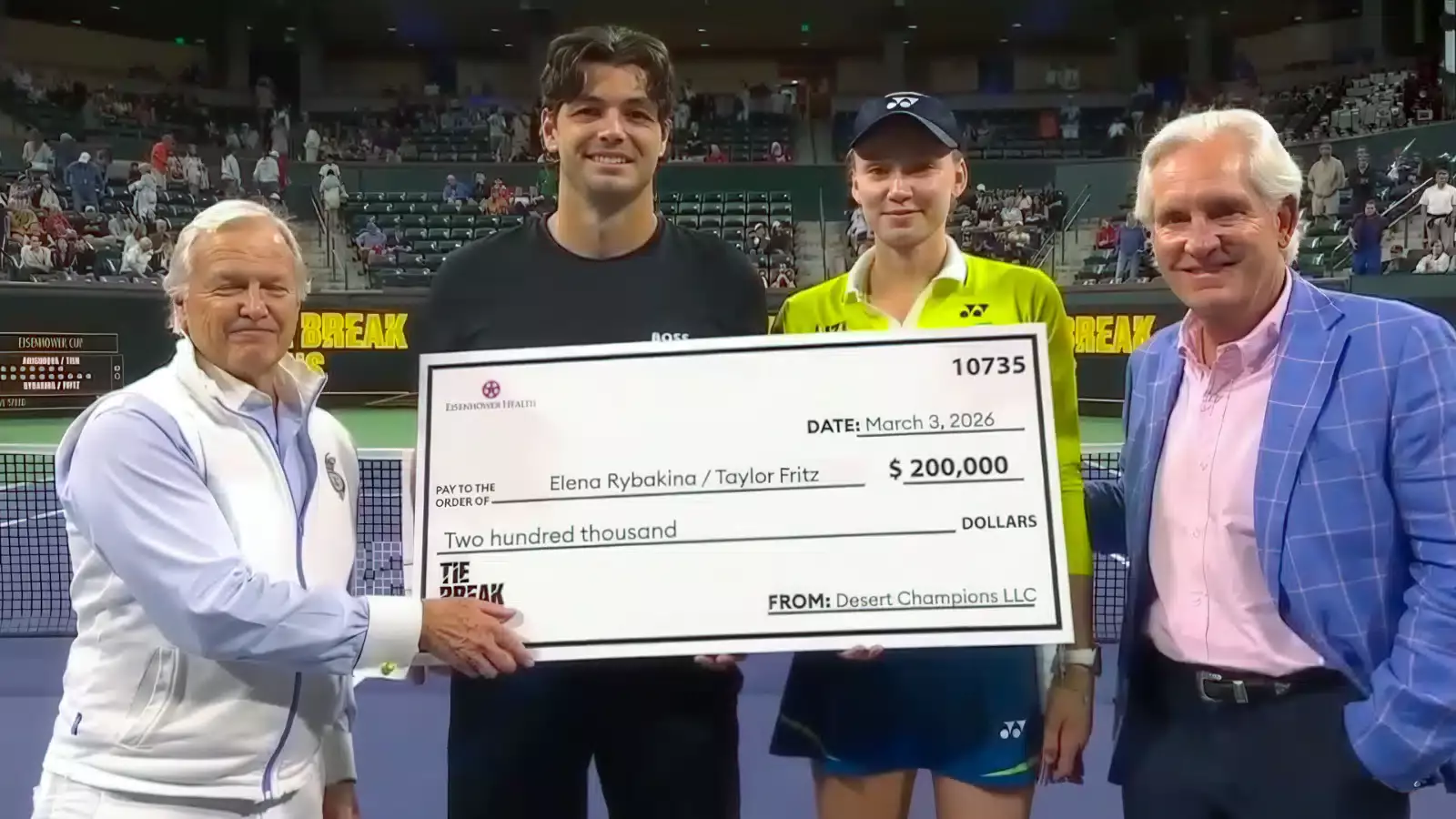 Елена Рыбакина стала победительницей Кубка Эйзенхауэра