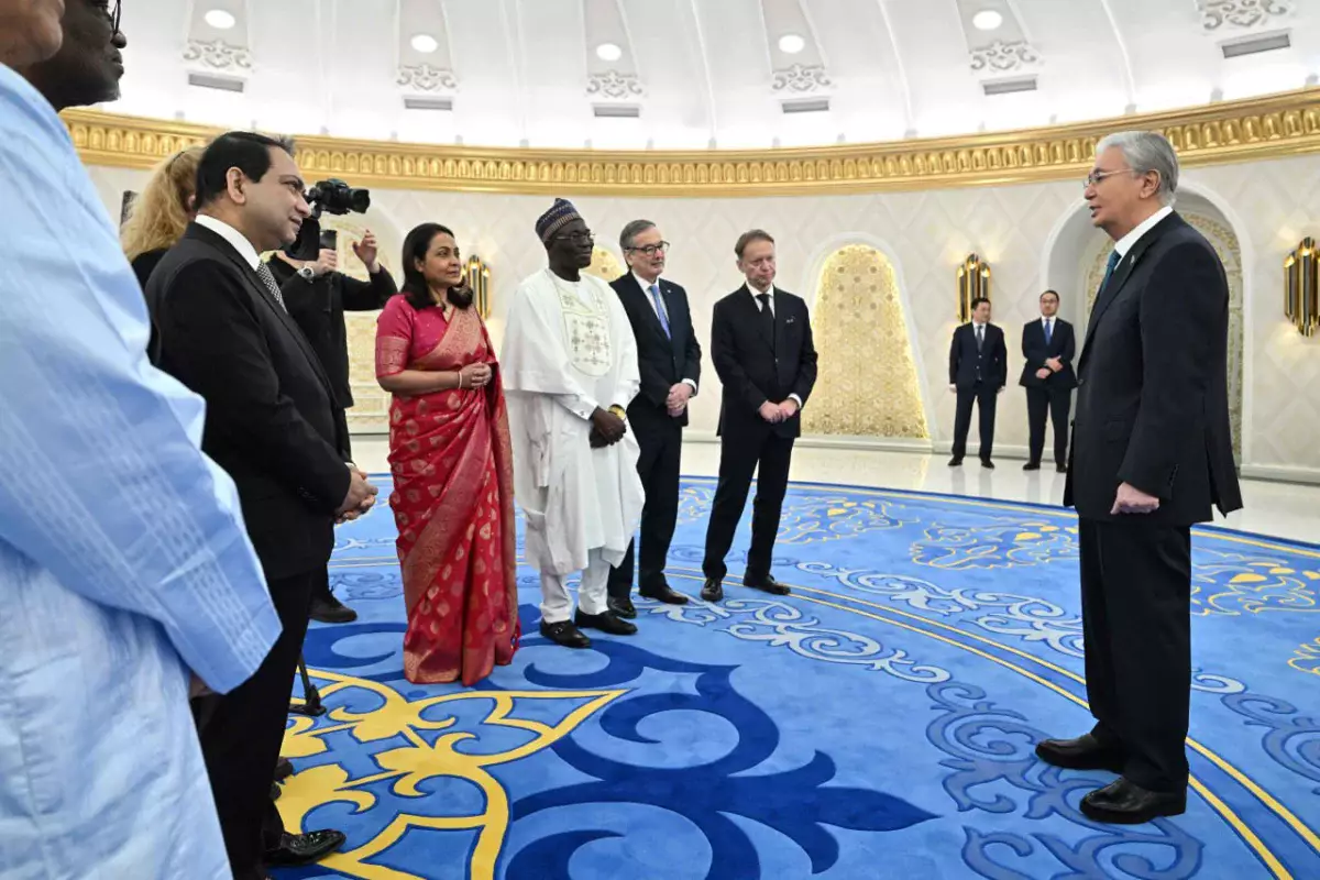 Президент бірқатар мемлекеттің елшілерінен сенім грамотасын қабылдады