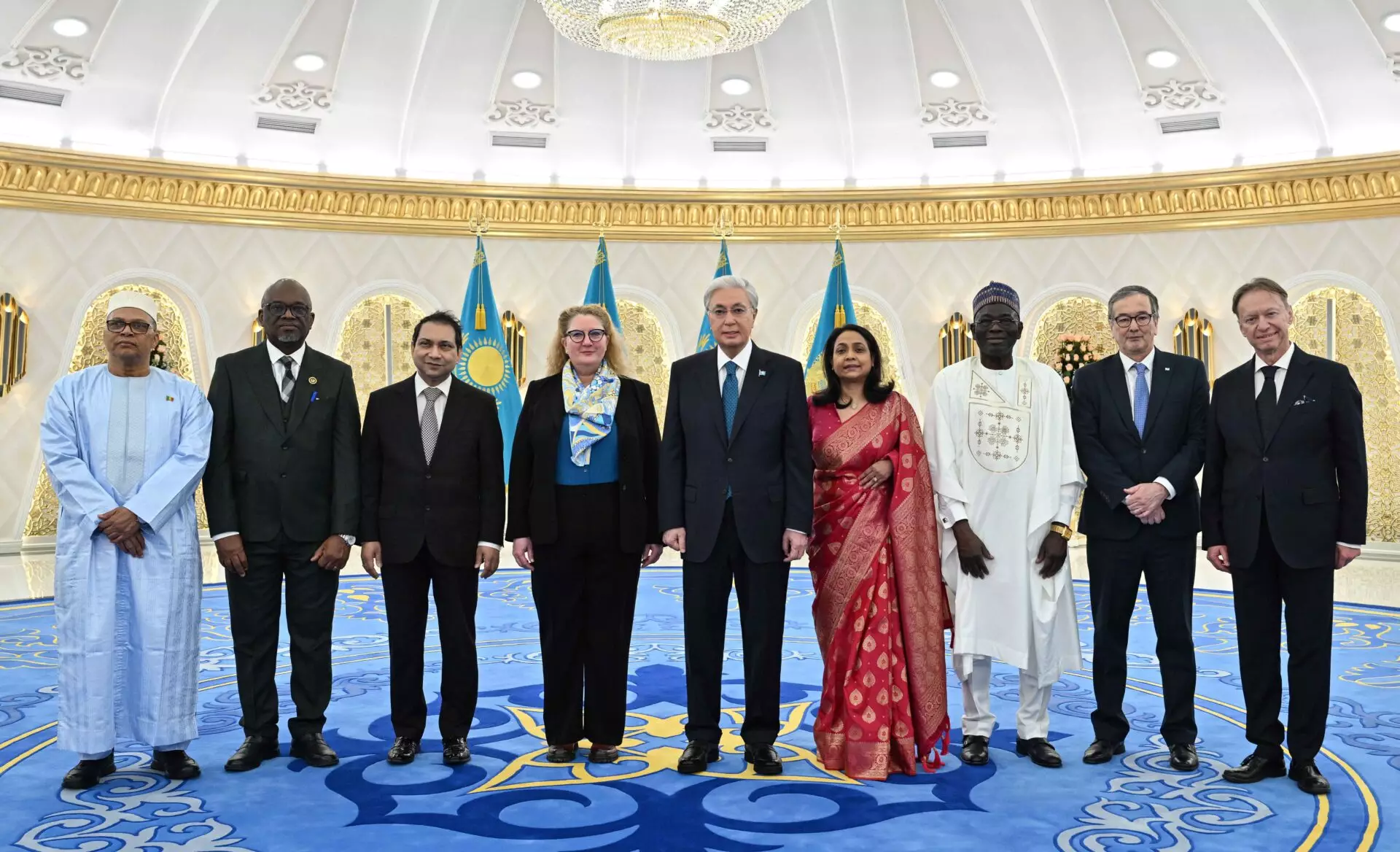 Президент Казахстана принял верительные грамоты послов ряда государств