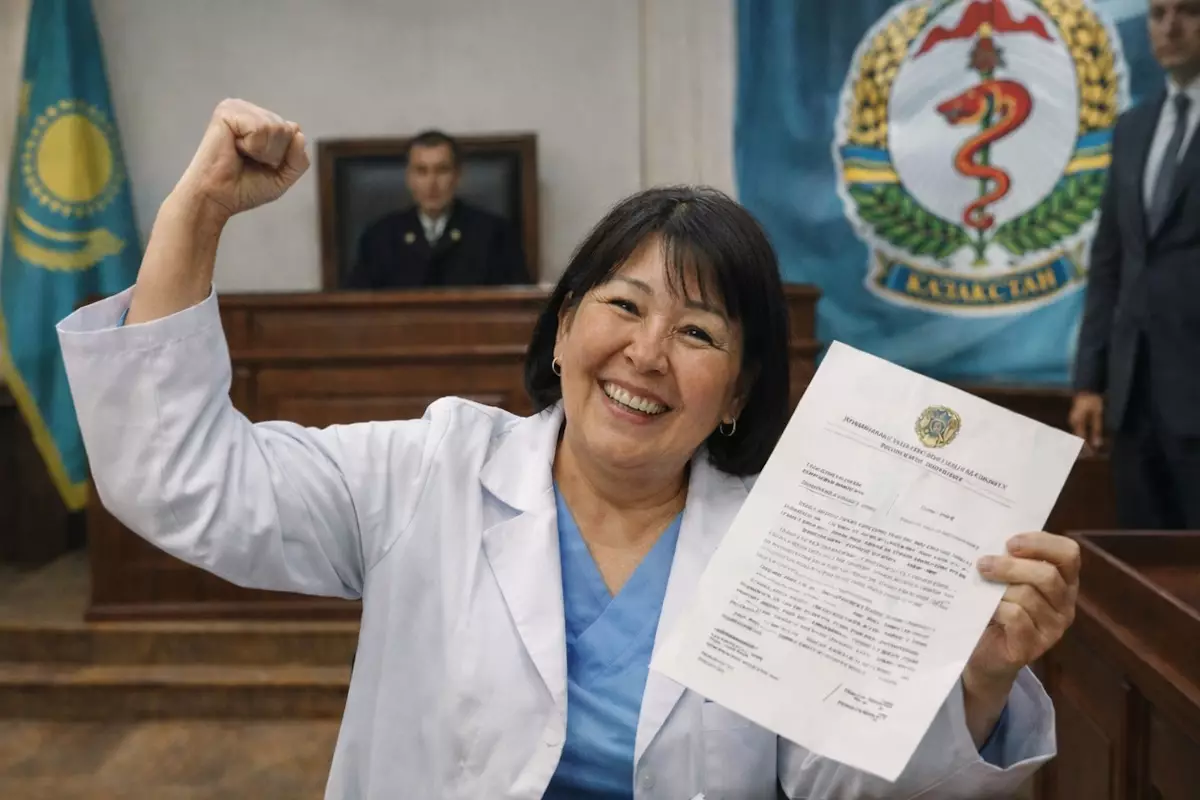 Лаборант выиграла суд у министерства здравоохранения Казахстана