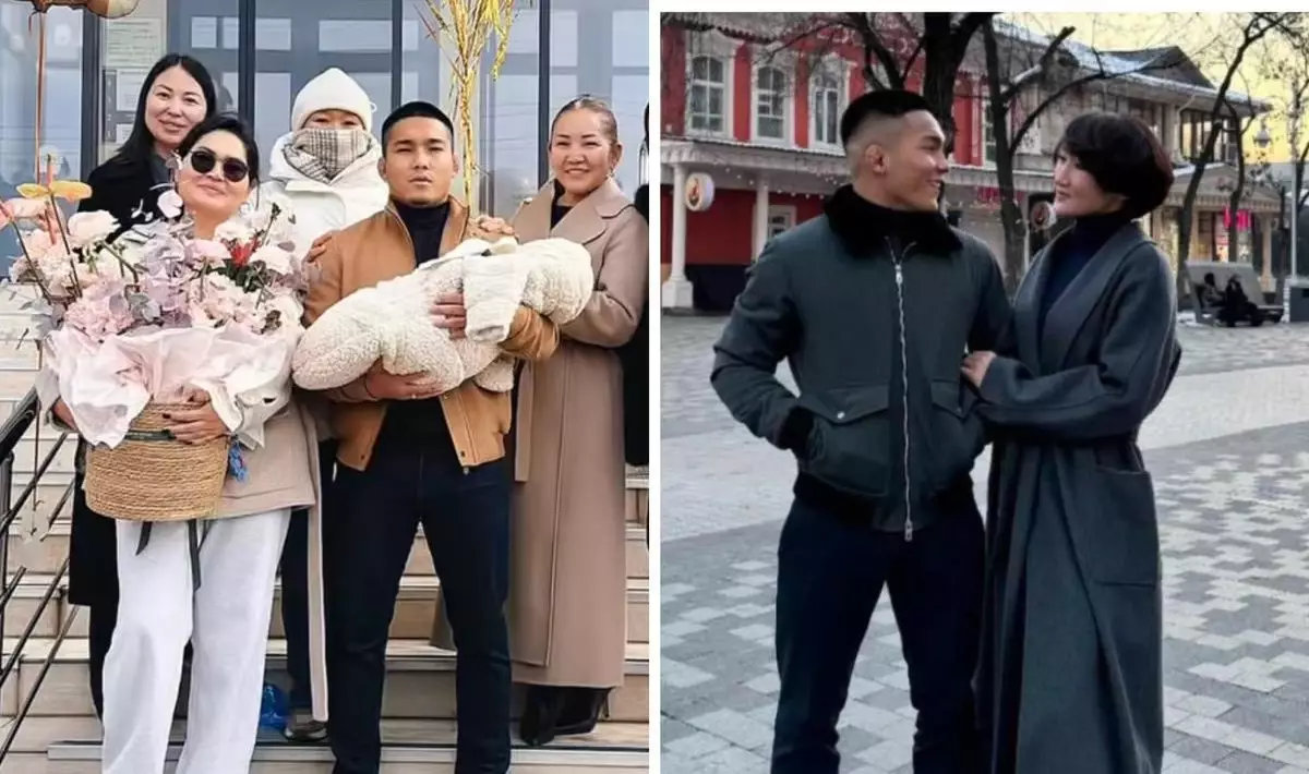 Қырғыздың даңқты балуаны алғаш рет ана атанды