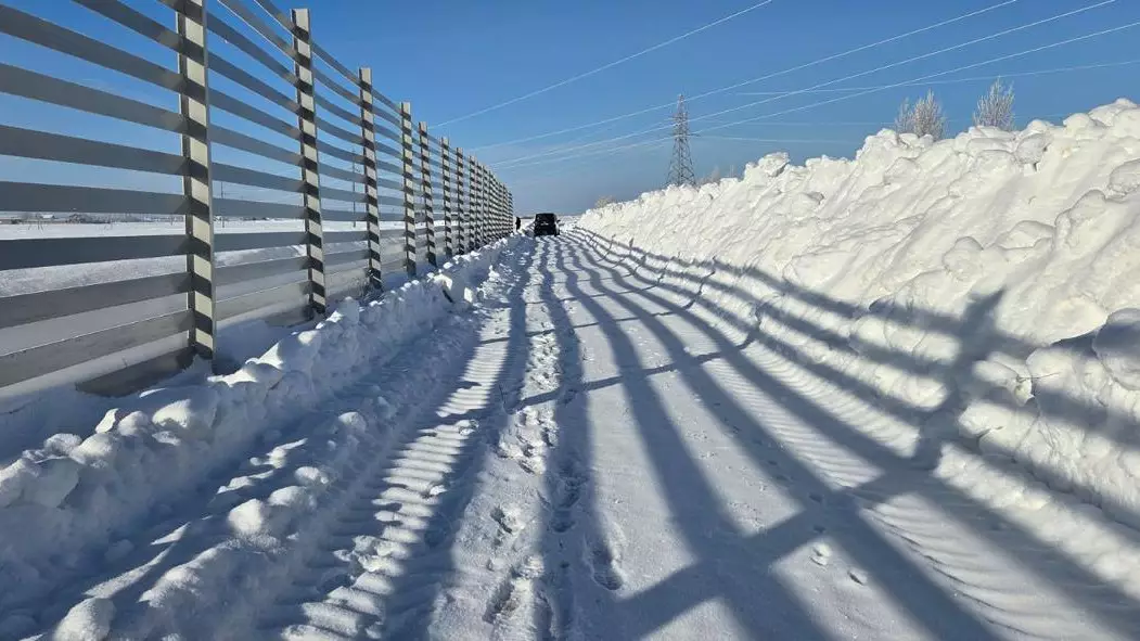 "Астана – Көкшетау" тасжолында жаңа қардан қорғау жүйесі сынақтан өтуде