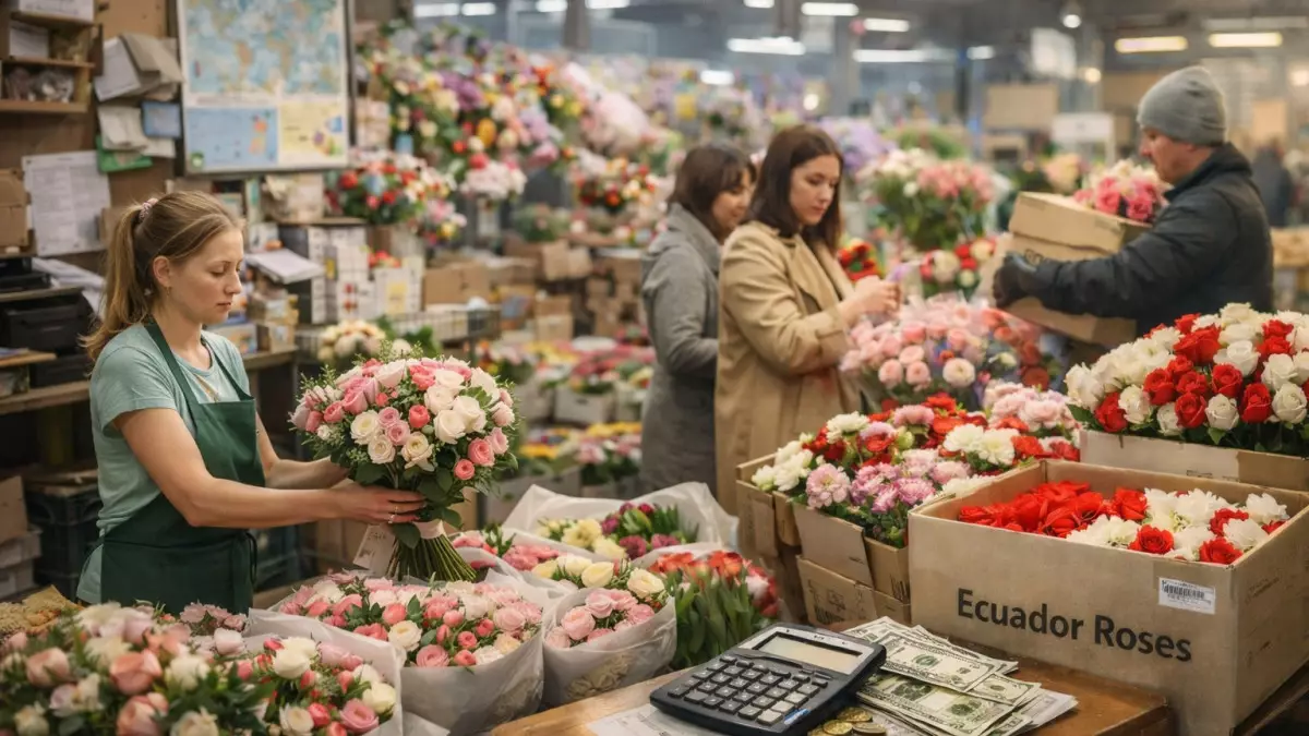 Цветочный ажиотаж: как магазины Казахстана готовятся к 8 Марта