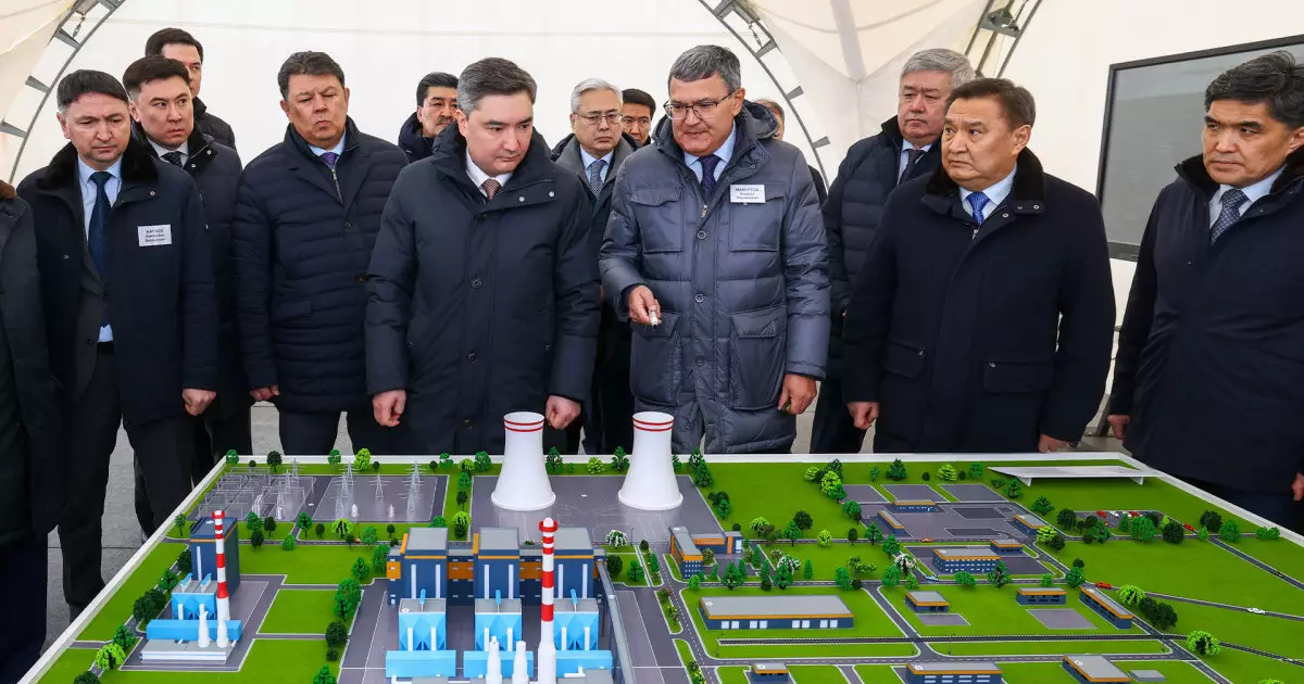  Олжас Бектенов Көкшетауда ЖЭО салу жұмысын тексерді 