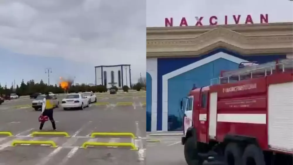 Дрон из Ирана упал на территорию аэропорта в Азербайджане