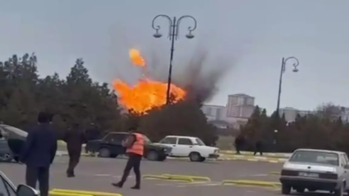 Ираннан ұшып шыққан дрон Әзербайжандағы әуежайдың біріне түсіп жарылды