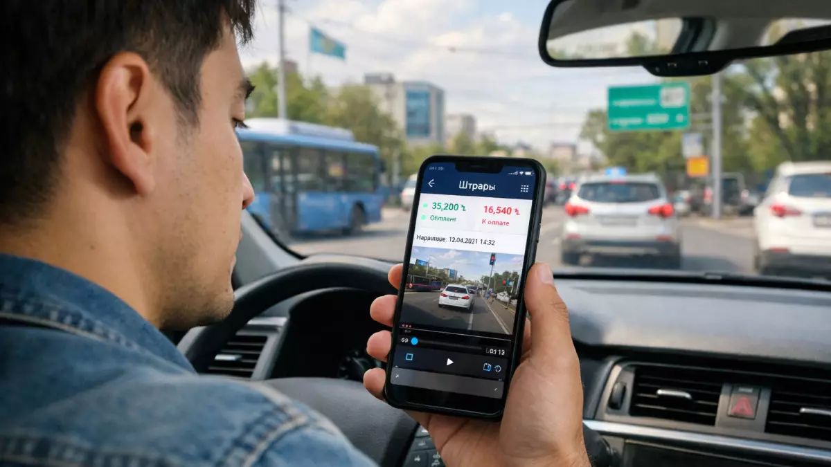 Автоштраф на обжаловании: казахстанцы получат доступ к видео своего нарушения
