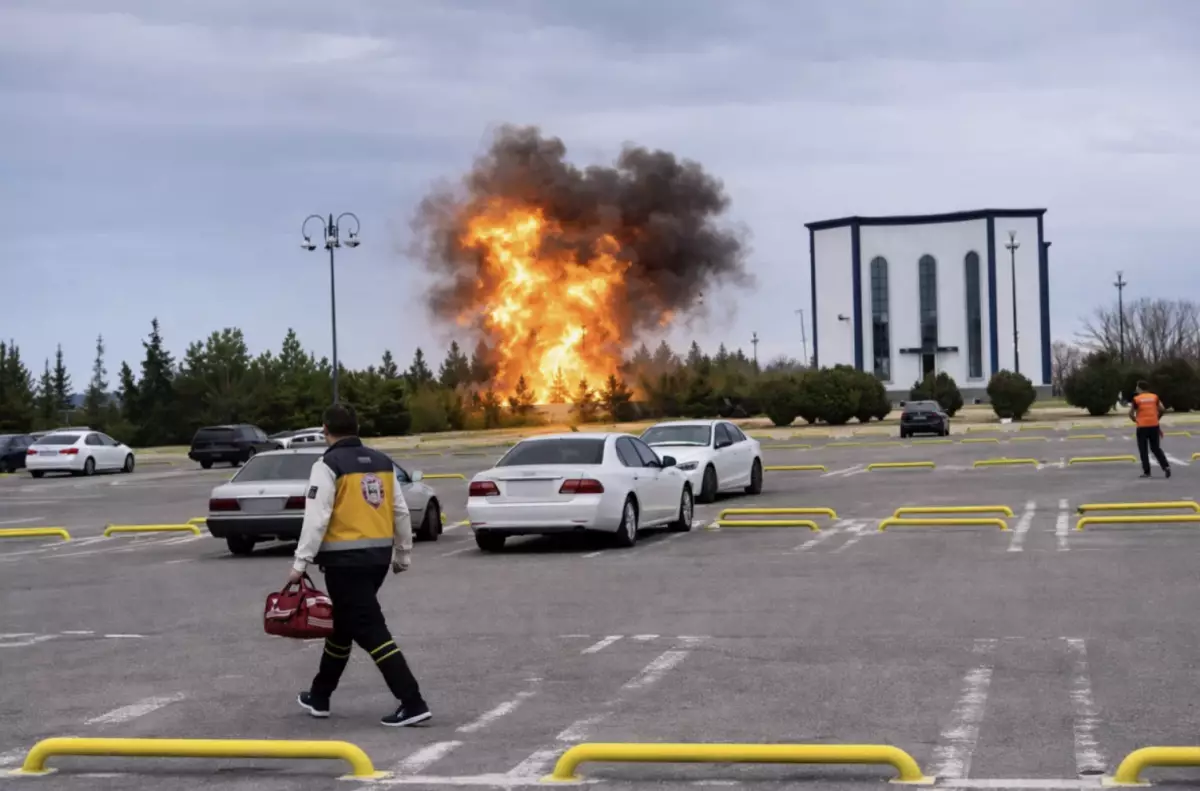 2 адам жарақат алған:  Ираннан ұшқан дрон Әзербайжан аумағына құлады