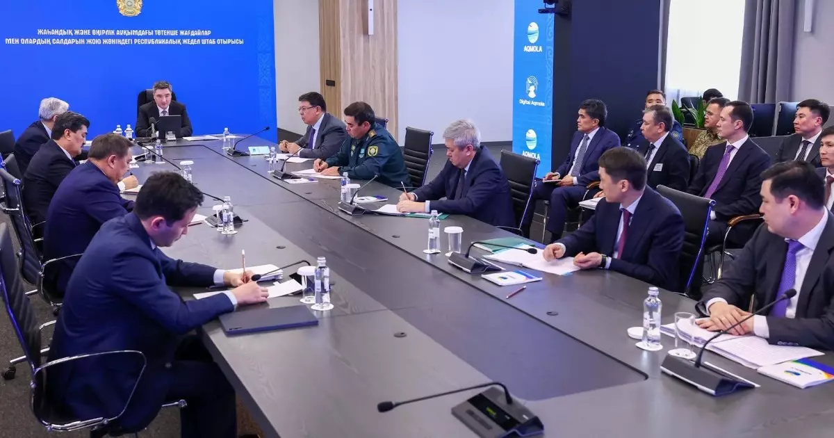  Су тасқынына дайындық: Олжас Бектенов Төтенше жағдайларды жою жөніндегі республикалық жедел штабтың отырысын өткізді 