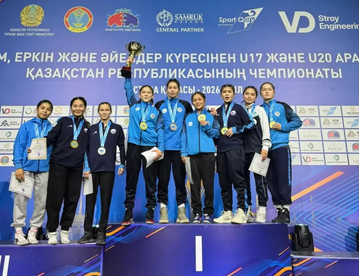Алматылық спортшы қыздар U20 және U17 жас санаттары бойынша әйелдер күресінен Қазақстан чемпионатында табысты өнер көрсетті