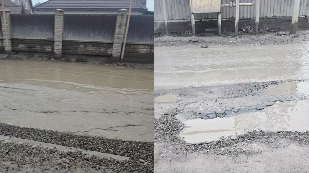 “Надеюсь, вы заметите меня“: алматинский школьник пожаловался на ямы и грязь возле дома