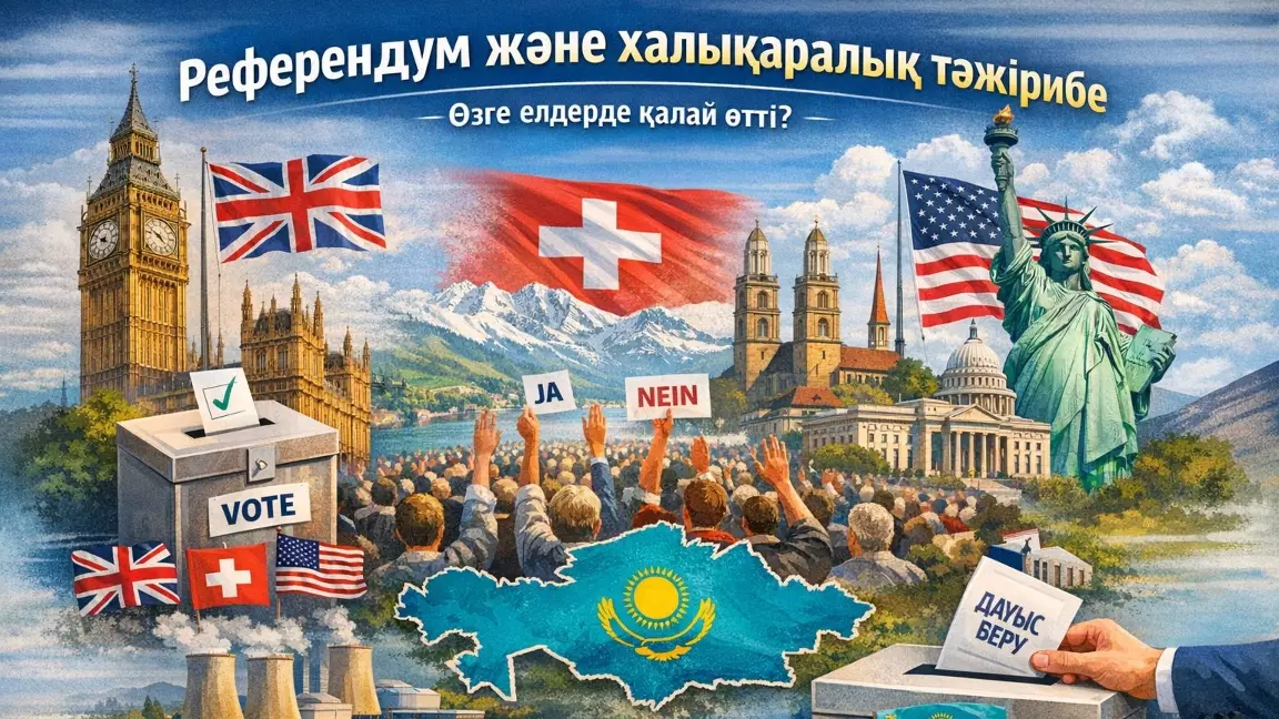 Референдум және халықаралық тәжірибе: өзге елдерде қалай өтті?