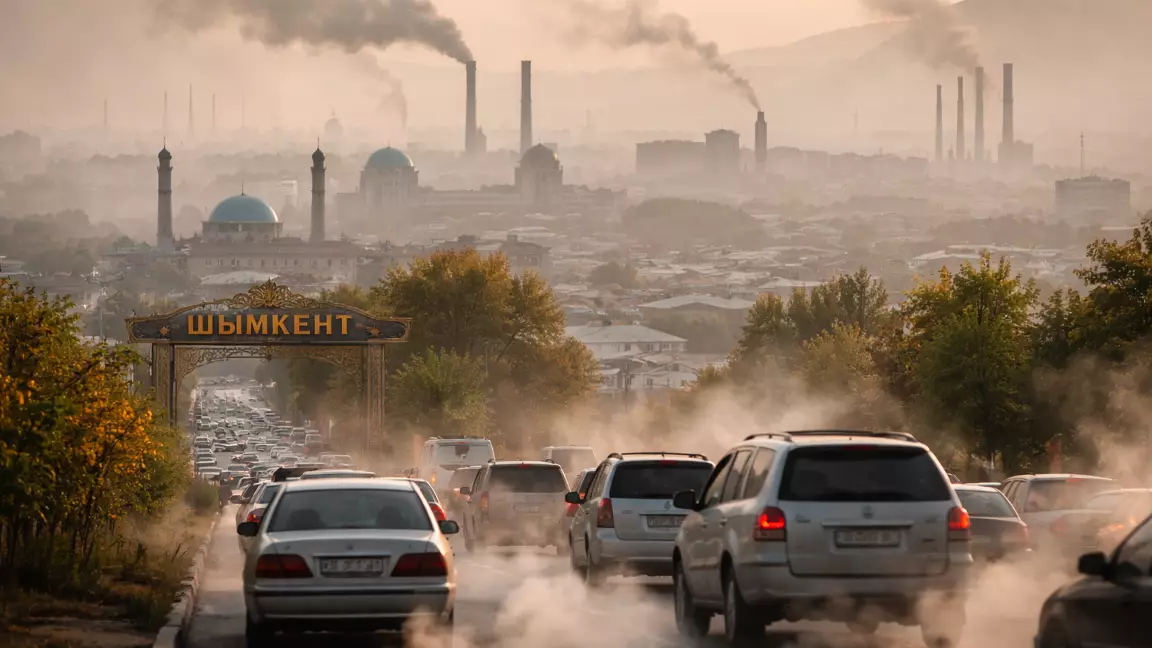 Шымкент ауа ластануы жоғары қалалардың ондығына кірді
