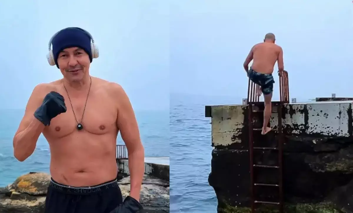 Танцующий «морж» каждое утро радует жителей Актау - новости на Lada.kz 06.03.2026