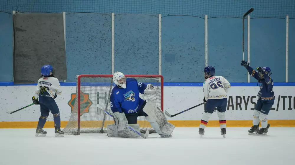 Будущие звезды встретились с нынешними: юные хоккеисты сыграли против игроков “Барыса“