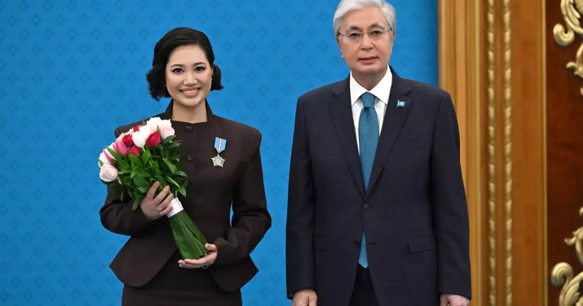  Зарина Кәрмен «Құрмет» орденімен марапатталды 