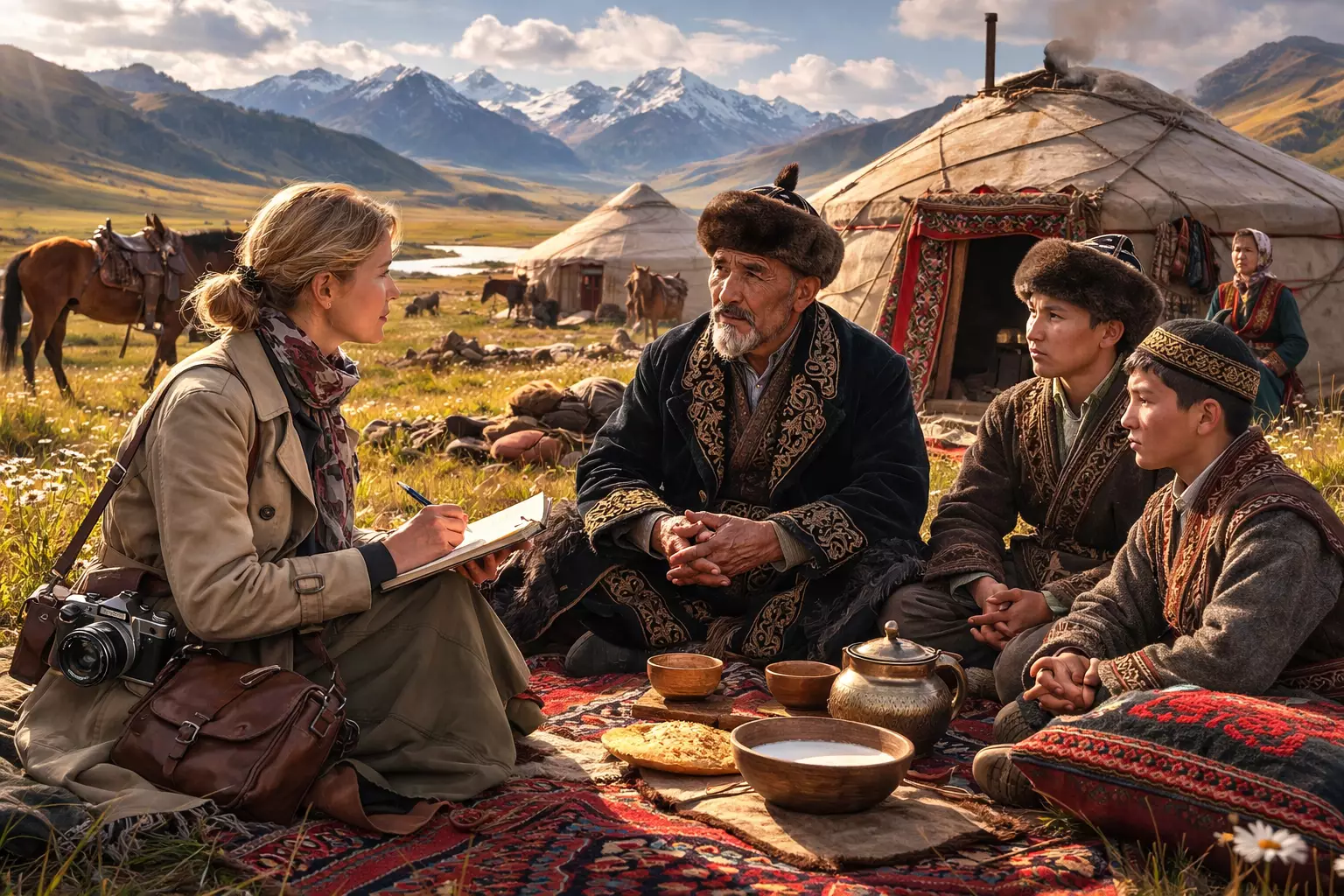 Британская журналистка и казахские кочевники в 1958 году