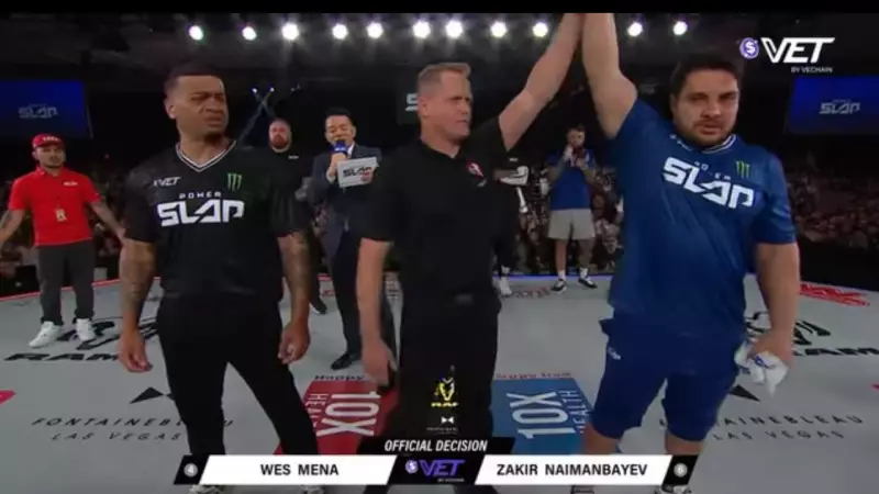 Найманбаев  Power Slap турнирінде жеңіске жетті