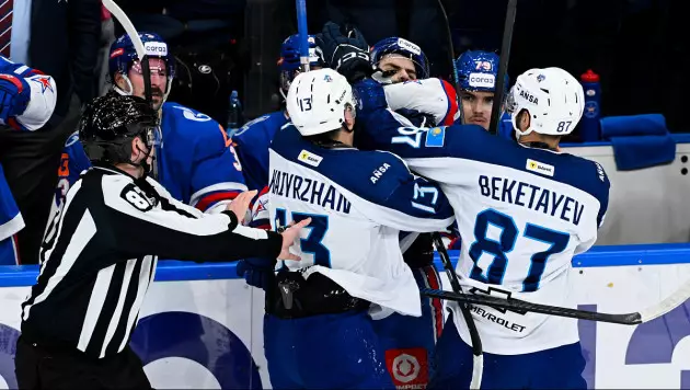 Прямая трансляция первого матча "Барыса" после провала в КХЛ