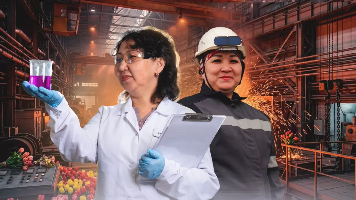 Ауыр техниканы тізгіндеген нәзік жандылар