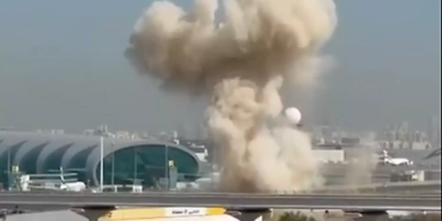 Иран Дубай халықаралық әуежайына соққы жасады (ВИДЕО)